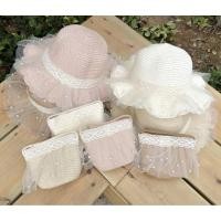 ราคา หมวกสาน กระเป๋าเด็ก แต่งลูกไม้ (23933922010)