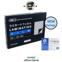 ราคา ORCA พลาสติกเคลือบบัตร เคลือบเอกสาร 125 ไมครอน ขนาด A4 (100แผ่น) (21237509492)
