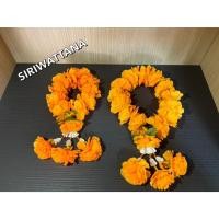 ราคา พวงมาลัยดาวเรืองกลมข้อมือ เล็ก/ใหญ่ (27809436096)