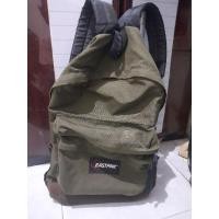 ราคา EASTPAK USA กระเป๋าเป้แบรนด์เดิมโพลีเอสเตอร์ผสมหนังแท้ 45x35 preloved pl monza กระเป๋ากระเป๋ามือสอง (41105636925)
