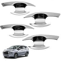ราคา เบ้าถ้วยปีก รองมือเปิด 4ประตู สีโครเมี่ยม สำหรับ Mitsubishi Xpander ปี 2018-2019 (6528099874)