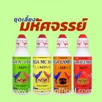 ราคา ชุดเลี้ยง 4 มหัศจรรย์ สำหรับไก่ออกชน สูตรที่ 3 #ยาไก่ #ไก่ชน #ยาไก่ชน #ลำปำ #ของแท้100% #สต็อคจากบริษัทโดยตรง (2759751295)