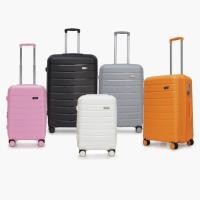 ราคา HQ LUGGAGE กระเป๋าเดินทาง PP 100% ระบบล็อค TSA 4 ล้อคู่ 360 ํ รุ่น 8883 (23716467315)