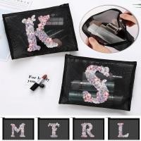 ราคา กระเป๋าแต่งหน้าตาข่าย กระเป๋าเก็บของสำหรับเดินทาง กระเป๋าเก็บของ ชุดพิมพ์ลายมัลติฟังก์ชั่น กล่องกุหลาบ (28076923947)