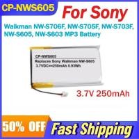 ราคา 3.7V 250mAh CP-NWS605 แบตเตอรี่ Li-Ion สําหรับ Sony Walkman NW-S706F, NW-S705F, NW-S703F, NW-S605, NW-S603 MP3 แบตเตอรี่ (52410490482)