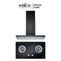 ราคา MEX Set รุ่น MV3732 + MT390B เตาแก๊สและเครื่องดูดควันกระโจม (27330672914)