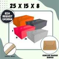 ราคา กล่อง 25x15x8 A0 / กระดาษแข็ง 25x15x8 A0 บรรจุกระดาษแข็ง / กล่อง 25x15x8 A0 ขวดกล่องบรรจุภัณฑ์เพื่อน UMKM (49060218468)