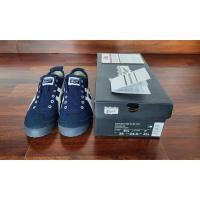 ราคา รองเท้าผ้าใบ Onitsuka Tiger Mexico 66 Slip-On สีกรมท่าขลิบขาว ไซซ์ EU38 ของแท้ช้อปญี่ปุ่น สภาพดีมาก (43072952560)