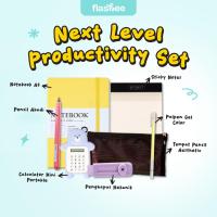 ราคา Luna Notebook Next Level Protivity Set กล่องดินสอ เครื่องคิดเลขปากกา (56958932756)