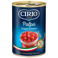 ราคา ซีรีโอมะเขือสับ 400กรัม Cirio Chopped Tomatoes 400g. [หมายเลขบาร์โค้ด 8000320010118 ] (57552908198)