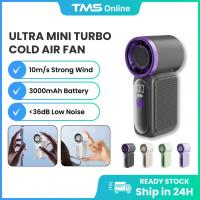 ราคา TMS Ultra Mini Turbo Handheld Fan Kipas Angin 3000mAh 100 Speed LED Display Pocket Portable Cool – Travel/ Outdoor 迷你风 (46102289610)
