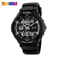 ราคา SKMEI นาฬิกาข้อมือดิจิตอล LED 50 เมตรสำหรับผู้ชาย (4732664609)