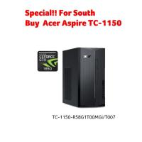 ราคา DESKTOP PC (คอมพิวเตอร์ตั้งโต๊ะ) ACER ASPIRE TC-1150-R58G1T00MGI/T007 แถมหูฟังฟรี (17683392761)