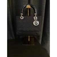 ราคา used lady dior size 25 SHW หูจับหนังค่า มีตำหนิเล็กน้อย (15005656740)
