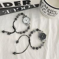 ราคา นาฬิกาข้อมือสายลูกปัดสีดำ ปรับความยาวได้ ดีไซน์วินเทจเกาหลี สำหรับผู้หญิงและสาวๆ ใส่สบายทุกวัน (47509972321)