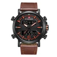 ราคา นาฬิกา Naviforce รุ่น NF9135M สีส้ม/น้ำตาล ของแท้ รับประกันศูนย์ 1 ปี ส่งพร้อมกล่อง ราคาถูกที่สุด #NF9135 (1852644179)