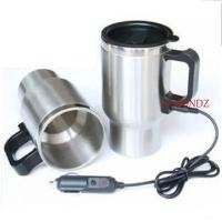ราคา ALISONDZ ถ้วยทําความร้อนในรถยนต์, สแตนเลส 12V กาต้มน้ําไฟฟ้าในรถยนต์, เกรดอาหารความจุขนาดใหญ่ฉนวน Quick-Heat Travel แก้วเก็บความร้อนอุ่นแคมป์ปิ้ง (46258868364)