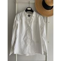 ราคา มีรอยขาดที่ใต้วงแขน TALBOTS อกหน้าผ้า 44 นิ้ว ไซส์ 12P เสื้อเชิ้ต สีขาว (23642521094)
