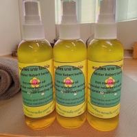 ราคา 6 ขวด น้ำมันนวดตัว สมุนไพร นาย โรเบิร์ต ร้อน Body massage hot oil muscular aches pain relief Mister robert herbs 100ml (52001574318)