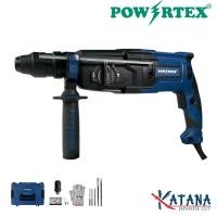 ราคา POWERTEX | เครื่องสว่านโรตารี่ 3ระบบ 28mm. PPT-RH-26-K (47153016178)