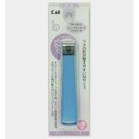 ราคา กรรไกรตัดเล็บ ที่ตัดเล็บ ญี่ปุ่น สีฟ้า KAI nail clipper scissor HK0602 size M (18779953953)