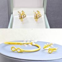 ราคา งานเซตเครื่องประดับ ต่างหู กำไล เเหวน อินฟินีตี้ใบมะกอก ใส่สวย นำพาความสำเร็จ เงินทองไหลมาเทมา (19278014171)