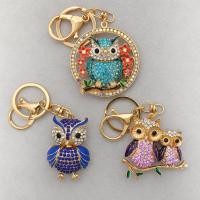 ราคา 1ชิ้นการ์ตูนที่สําคัญแหวนน่ารักนกฮูก พลอยเทียม จี้พวงกุญแจสําหรับกระเป๋าที่สําคัญอุปกรณ์เสริมทุกวันใช้ (49160335176)