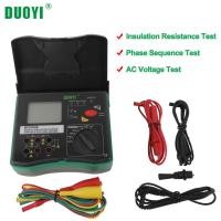 ราคา Duoyi DY5103A เครื่องทดสอบความต้านทานดิจิทัล โอห์มมิเตอร์ เครื่องทดสอบดิน เมกเกอร์ เมกะโอห์มมิเตอร์ มัลติมิเตอร์ 1000V โวลต์มิเตอร์ AC 600V (20750656563)