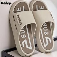 ราคา bushopz รองเท้าแตะแบบสวม supreme รองเท้าแตะ พื้นนิ่ม ใส่สบาย (ไซส์ 40-45) พร้อมส่ง S8918 (25246517469)