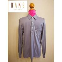 ราคา DAKS LONDON Brand_2nd (DAKS-GOLF) เสื้อโปโลแขนยาวผ้าฝ้าย 100% (Made in Japan) แท้มือสองกระสอบนำเข้า (6693559053)