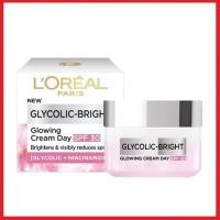 ราคา ลอรีอัล ไกลโคลิค-ไบรท์ โกลว์อิ้ง ครีม เดย์ เอสพีเอฟ 30 L'oreal Glycolic-Bright Glowing Cream Day SPF30 : 50ml (28536032348)