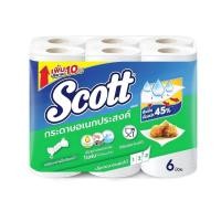 ราคา สก๊อตต์ พิคอะไซส์ กระดาษอเนกประสงค์ Scott Pick A Size Paper Towel 6Pcs. (53109441007)