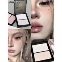 ราคา บลัชออน 4u2 บลัชออน French Two-Color Multi-Purpose Plate Surface Medium Brightening Blush Matte High Gloss Contouring Integrated Bread Depressed Tear Groove Nasol (41480083065)