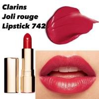 ราคา *แท้*Clarins lipstick ลิปสติก สี 742 Joli Rouge 1.5g ขนาดพกพา (8418792240)