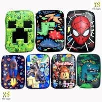 ราคา กล่องดินสอ Spiderman กล่องดินสอไดโนเสาร์สําหรับเด็กผู้ชาย Hardcase 3D marvel ironman minecraft roblox (26393556813)