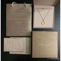 ราคา BVLGARI Classic Hollow Disc Necklace ประดับเพชร ออกแบบสไตล์โรมัน สไตล์คลาสสิกอมตะ (51607959547)