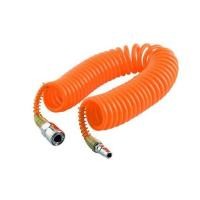ราคา สายลมสปริงสำเร็จรูป PU-COIL 5x8 mm. ยาว 6 เมตร สายลมพร้อมคอปเปอร์ Poly Urethane Air Hose (16462370415)