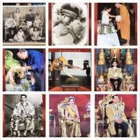 ราคา ภาพพิมพ์เก่าในหลวง รัชกาลที่ 9 สมเด็จพระราชินี สมเด็จย่า ช้างเศวต (15157878399)