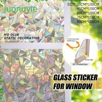 ราคา JUONUYIE ฟิล์มกรองแสงหน้าต่างสีรุ้ง กันสายตา ขนาด 30x90cm ติดง่ายด้วย.self-adhesive สำหรับการตกแต่งและสร้างความเป็นส่วนตัว (44365761809)