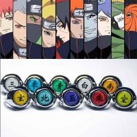 ราคา แหวนแสงอุษา,แหวนประจำตัวละครกลุ่มแสงอุษา Akatsuki Ring พร้อมกล่องลายเมฆ จากอนิเมะ นารูโตะ (29884105750)