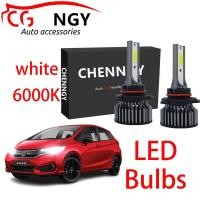 ราคา 1 คู่หลอดไฟด้านหน้า LED ไฟหน้าสูงต่ําสําหรับ Honda Jazz GK 3rd Gen 2014-2020 (44611146813)