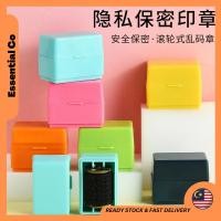 ราคา ลูกกลิ้งแสตมป์รักษาความปลอดภัย เครื่องกําจัดฝาครอบความเป็นส่วนตัวซีลแบบพกพา Self-Inking Identity Theft Protection (22243330317)