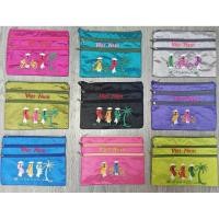 ราคา กระเป๋าสตางค์ 3 ซิบ ปักสาวเวียดนามในผ้าไหมพรม (51360402730)