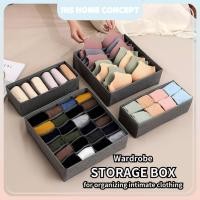 ราคา Home Premium BRA / SOCKS / UNDERWEAR Multi Slots Organizer Storage Box ️ Stackable Storage Case (28130889081)