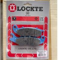 ราคา ผ้าดิสเบรคหน้า HONDA CLICK (เก่า คาบู) ,AIR BLADE ,PCX 125 ,GIORNO ABS แบรนด์ LOCKTE (24476069730)