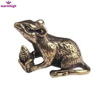 ราคา (warmhigh) ทองเหลืองสัตว์ Mice Love Rice Figurines กุญแจรถจี้เครื่องประดับ DIY พวงกุญแจแขวนอุปกรณ์เสริมน่ารักหนูพวงกุญแจของขวัญใหม่ (50460905726)