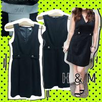 ราคา L010H & M=เดรสสั้นผ้าหนังกลับ(เทียม) (51010710468)