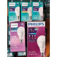 ราคา Philips หลอดไฟฟิลิปส์ LED Essential 9,w,13W,14.5w,19w cool daylight(สีขาว) ,11w warm white(สีเหลือง) (7191954283)