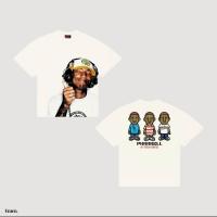 ราคา S-5XL EMCN เสื้อยืดไมโลขนาดใหญ่ Pharrel Williams เสื้อยืดผู้ชาย (46360363607)