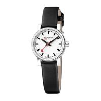 ราคา (ของแท้ประกันช้อป) Mondaine EVO2 26 mm, black leather watch, MSE.26110.LB นาฬิกาข้อมือ (22313108171)